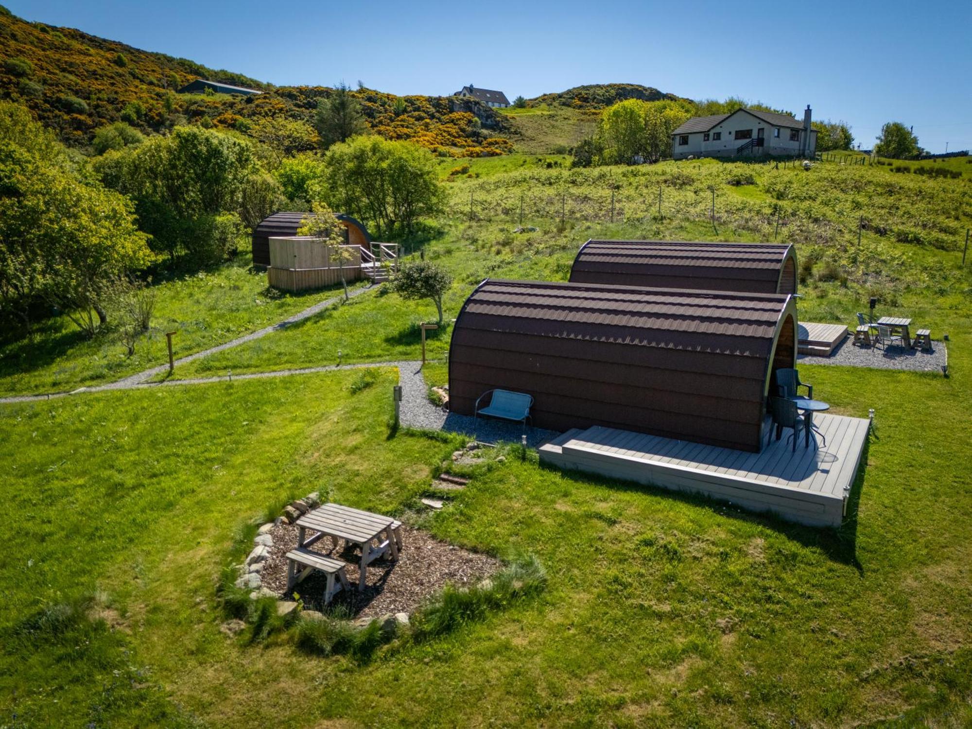Tighlochan Pods Scourie Exterior foto
